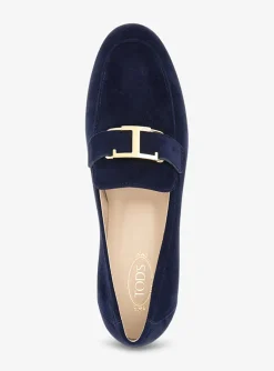 Loafer marine suede | DELSCHER. Fashion