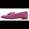 loafer nubuck fuchsia | DELSCHER. Fashion