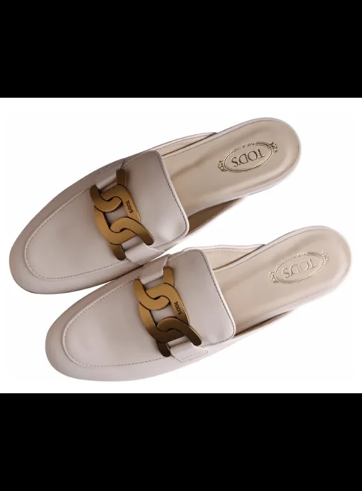 Loafer slide offwhite logo | DELSCHER. Fashion