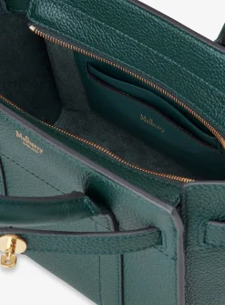 Micro zipped bayswater Mulberry green | DELSCHER. Fashion