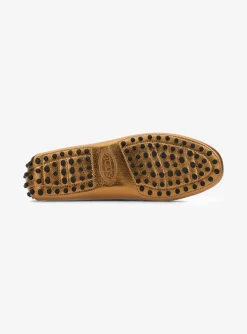 Mocassin brons leder | DELSCHER. Fashion