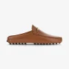 Mocassin cognac met open hiel | DELSCHER. Fashion
