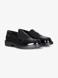 Mocassin grove zool brogues zwart | DELSCHER. Fashion