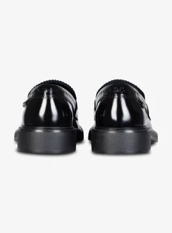 Mocassin grove zool brogues zwart | DELSCHER. Fashion