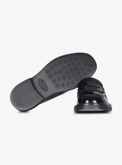 Mocassin grove zool brogues zwart | DELSCHER. Fashion