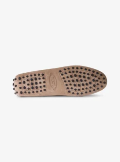 Mocassin suede beige | DELSCHER. Fashion