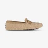 Mocassin teddy camel | DELSCHER. Fashion
