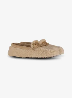Mocassin teddy camel | DELSCHER. Fashion
