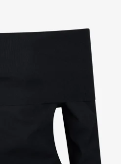 Off shoulder pull Liv zwart | DELSCHER. Fashion