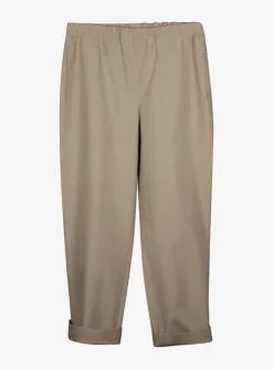 Pak pantalon en blouse camel | DELSCHER. Fashion