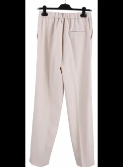 Pantalon bandplooi beige | DELSCHER. Fashion