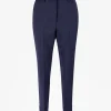 Pantalon cool wool marine | DELSCHER. Fashion