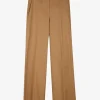 Pantalon katoen cognac | DELSCHER. Fashion