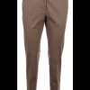 pantalon katoen hazelnoot | DELSCHER. Fashion