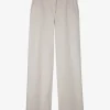 Pantalon katoen kiezel | DELSCHER. Fashion