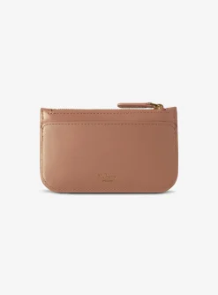 Pimlico zipped coin pouch camel | DELSCHER. Fashion