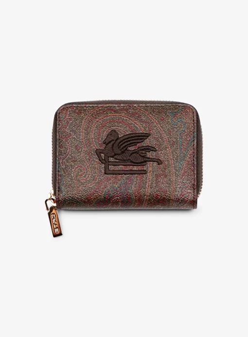 Portemonnee klein Etro print | DELSCHER. Fashion