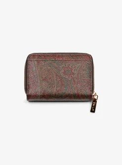 Portemonnee klein Etro print | DELSCHER. Fashion