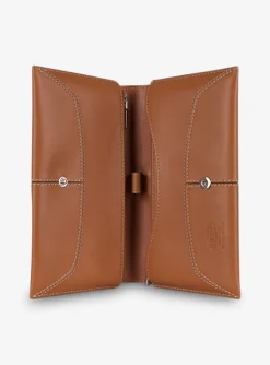 Portemonnee leder cognac | DELSCHER. Fashion