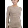 Pull Alyssa stonewashed cashmere beige | DELSCHER. Fashion