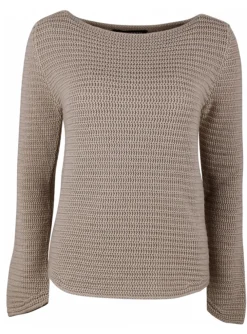 Pull Alyssa stonewashed cashmere beige | DELSCHER. Fashion