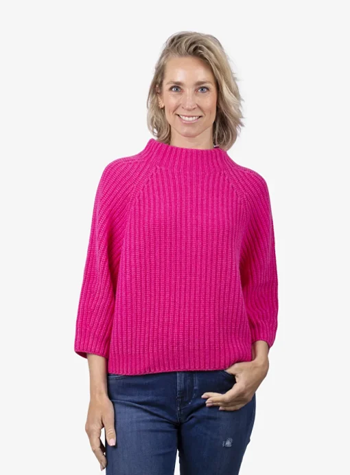 Pull Fallou cashmere pink | DELSCHER. Fashion