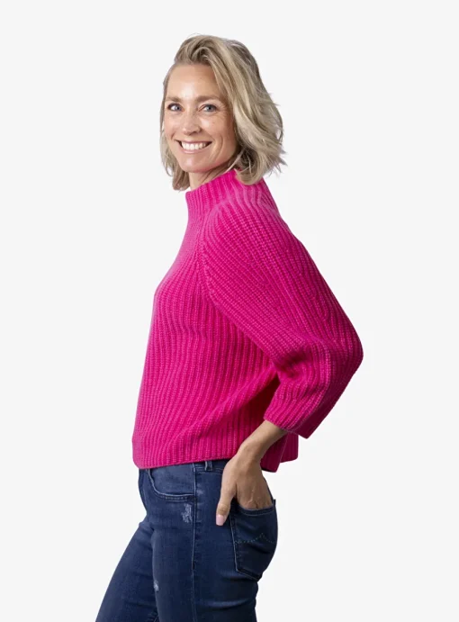 Pull Fallou cashmere pink | DELSCHER. Fashion