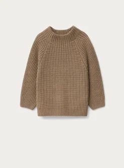 pull Fallou cashmere taupe | DELSCHER. Fashion