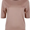 Pull Lale cashmere zijde poeder | DELSCHER. Fashion
