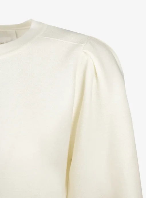 Pull maille offwhite pofmouw | DELSCHER. Fashion