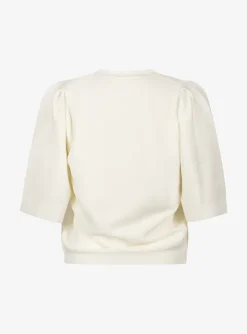 Pull maille offwhite pofmouw | DELSCHER. Fashion