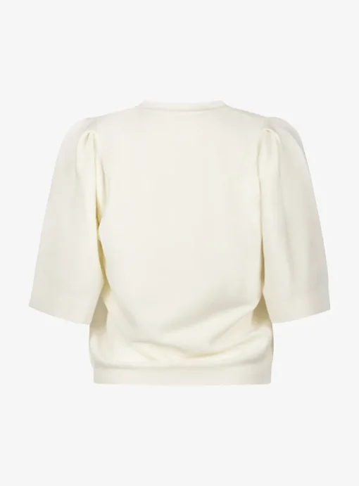 Pull maille offwhite pofmouw | DELSCHER. Fashion