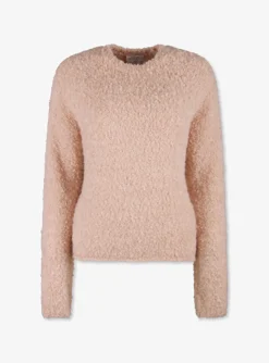 Pull nude tint boucle | DELSCHER. Fashion