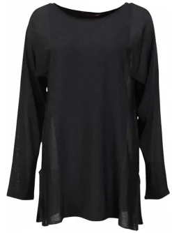 Pull tuniek zwart glitter | DELSCHER. Fashion
