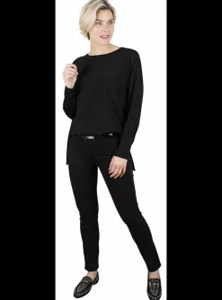 Pull tuniek zwart glitter | DELSCHER. Fashion