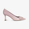 Pump kitten heel leder nude | DELSCHER. Fashion