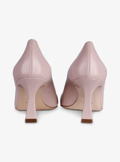 Pump kitten heel leder nude | DELSCHER. Fashion