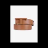 Riem leder T cognac | DELSCHER. Fashion