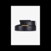 Riem leder T zwart | DELSCHER. Fashion