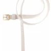 Riem leder wit | DELSCHER. Fashion