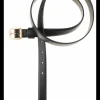 Riem leder zwart | DELSCHER. Fashion