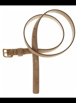 Riem suede beige | DELSCHER. Fashion