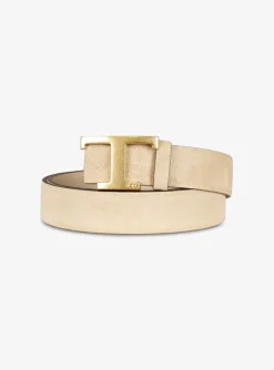 Riem suede T beige | DELSCHER. Fashion