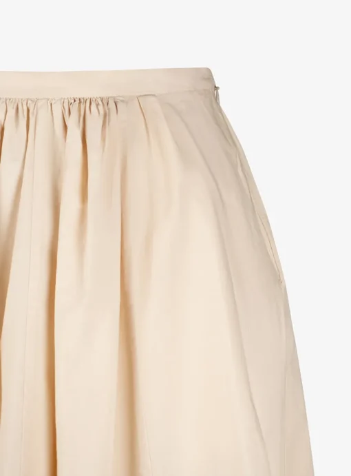 Rok broderie nude | DELSCHER. Fashion