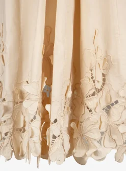 Rok broderie nude | DELSCHER. Fashion