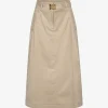 Rok calvin katoen camel | DELSCHER. Fashion