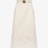 Rok calvin katoen offwhite | DELSCHER. Fashion