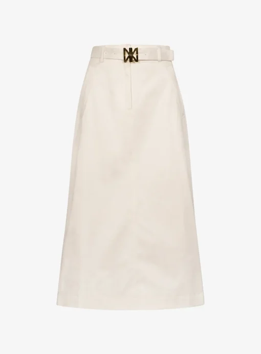 Rok calvin katoen offwhite | DELSCHER. Fashion