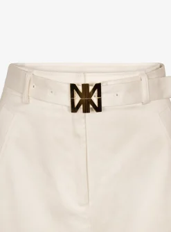 Rok calvin katoen offwhite | DELSCHER. Fashion