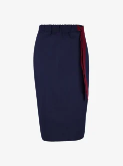 Rok Tipou marine | DELSCHER. Fashion